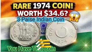 1974 India 3 Paise Coin Value | Worth $34.6? 😱 | Old Coin Gold Mine