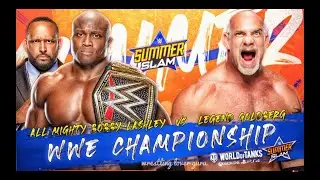 WWE BOBBY LASHLEY VS GOLDBERG - SUMMERSLAM 2021
