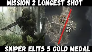 Sniper elite 5 mission 2 long shot location: 637m gold medal, Occupied residene, cheatau de berenger