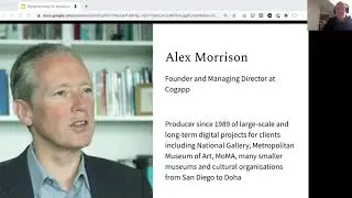 Conferencia | Taller: Estrategia digital para museos Por Alex Morrison, director de Cogapp