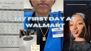 MY FIRST DAY AT WALMART!!! (Orientation, lunch and about the Job)