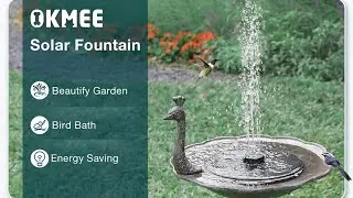 OKMEE Solar Fountain