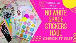 No White Space Stickers | Haul Video | Journal supplies