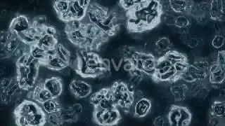 Morphing Liquid Metal Background Loop Motion Graphics