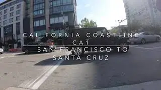 Coastal route along CA1 - San Francisco to Santa Cruz - Bike Ride
