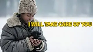 A HOMELESS GIRL RESCUED A 'PUPPY' FROM A BLIZZARD , WHAT HAPPENED NEXT WILL LEAVE YOU SPEECHLESS