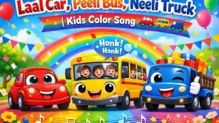 Colors Wali Gaadiyaan &ndash; Kids Fun Song #viralvideo #cartoon 
