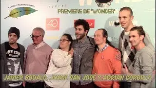 Entrevista a Jorge San José, Adrian Gordillo y Javier Bodalo - Premiere de 'Wonder'