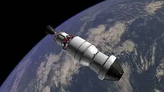 Spacecraft Orbiting Earth 🌍 | Relaxing Nature Sounds + Cinematic Space Landing