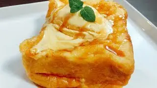 【衝撃】まるで絹ごしプリン‼口の中でとろける天使の食感『生食パンのふわとろフレンチトースト』Fluffy Gooey French toast | Amazing Food