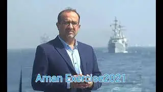 journalist Samar Abbas At ArabianSea #AmanExercise2021