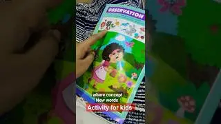 Speech Therapy activity for kids with books -Where Questions #shorts #short