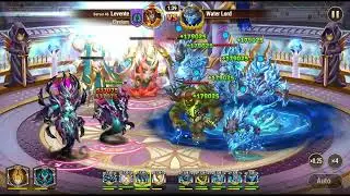 Hero Wars - Water Lord with only 2 dark and 2 light Titans W3D4