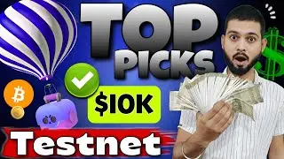 Best Testnet Airdrops 🔥 Early Alpha Phase Picks!