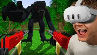 GRUSEL MOBS MIT WAFFEN JAGEN IN VR MINECRAFT mit @KiruMinecraft  ...