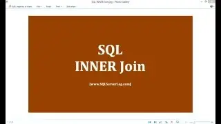 40 - SQL INNER Join - Learn SQL from www.SQLServerLog.com [HD]