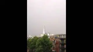 Lightening Strikes The Shard!