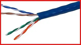 Monoprice Cat5e Ethernet Bulk Cable   Network Internet Cord   Solid, 350Mhz, UTP, CMR, Riser Rated