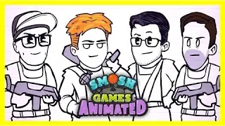 SPACE ZOMBIE ATTACK (Smosh Games Animated) Darin AzWhalen