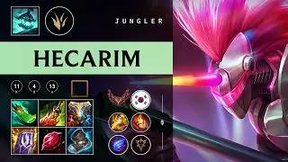 Hecarim Jungle vs Fiddlesticks - KR Grandmaster Patch 26.03
