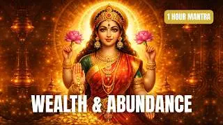 VERY POWERFUL Mahalakshmi Mantra for Wealth & Prosperity | 1 Hour Chanting