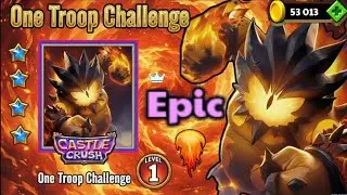 One Troop Challenge 🔥 Fire Elemental Only? Castle Crush 