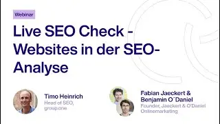 SEO Check Website Analyse - Wie gut rankt deine Website? - SEO Tipps | Cloud Leaders Webinar