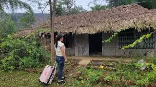 The young woman revived a long-abandoned house, turning it into a complete home.