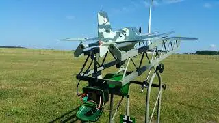 MODELLFLUGPLATZ Forst Lausitz ME 163 und Natter Start mit Raketenmotor Start mit 2 Motoren