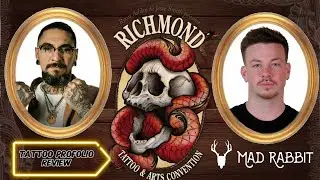 Richmond Tattoo Convention Vlog: Portfolio Review by Ink Master Dj Tambe & Interviews w/ Top Artists