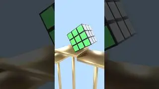 Rubik roll animation #satisfying #animation #rubik #3dart #loop
