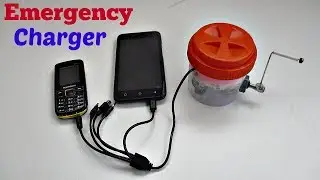 How to Make An Emergency Mobile Phone Multi Pin Charger Using DC Motor