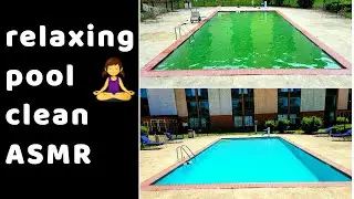 Relaxing pool cleaning ASMR (no talking)