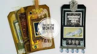 Create With Me - January 2021 Tag Of The Month From Piles Of Paragraphs