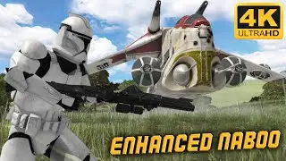 Star Wars: Battlefront (2004) Enhanced Gameplay Mod - Clone Troopers vs Battle Droids | Naboo Plains