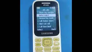 Samsung B310E Auto Reject Setting
