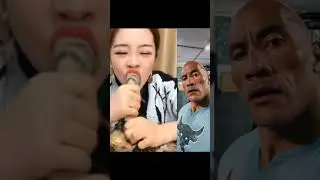 The Rock react mukbang 😱 #satisfying #shorts #viral #respect #duetrespect #reaction #mukbang