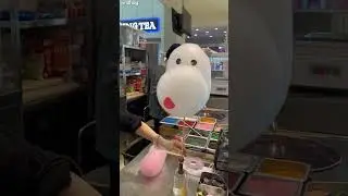 Cotton Candy Unicorn With Rainbow Mane