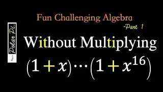 Multiplying 5 binomials (Super Fast!!!) - An Algebra Domino