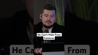 Ему не удается спрятаться от камер.