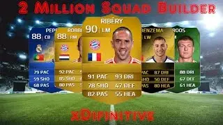 Fifa 14 - 2 Million Liga BBVA and Bundesliga Hybrid Squad Builder Ft. Ribery and Robben