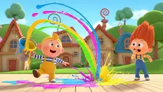 Minnie Mouse Spilled the Sparkle Paint | Nursery Rhymes for Kids & Baby Songs