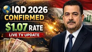 🌍 Iraqi Dinar 2026: $1.07 IQD Rate Confirmed | PM Al-Sudani Live TV Update || Iraqi dinar 