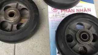 BÁNH XE CAO SU CHỊU LỰC, CHỊU TẢI LỚN PHI 200MM, 250MM, 300MM - CTY PHAN NHÂN - LH 0915886.916