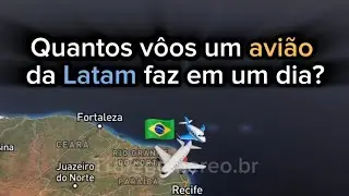 Quantos voos um Avi&atilde;o da Latam faz em um dia ?