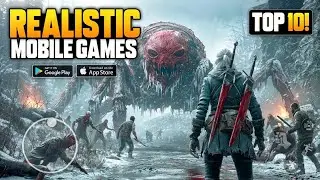 🚀 Top 10 Most Realistic Console Games On Mobile! (Android/iOS) | Best High Graphics Android Games