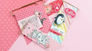 Valentine Paperclip Flags Tutorial