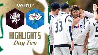 Highlights: Somerset v Yorkshire Day One | Three more wickets on tough second day