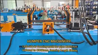 Customized Pipe End Forming and Square Hole Punching Machine