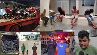 MÃE E FILHO TORNOZELADOS PRESOS NOVAMENTE, OPERAÇÃO APREENDE 12 MOTOS, CONFUSÃO NO RIO ARAPIUNS